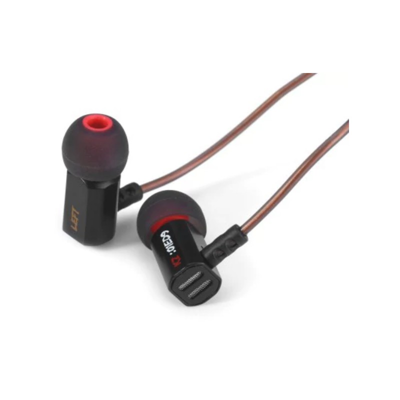 Auriculares KZ ED9 Hi-Fi con Micrófono - Color Negro, cable 3.5mm, longitud 1.2m - Ítem2