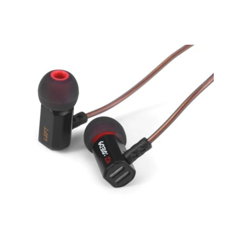 Auriculares KZ ED9 Hi-Fi com Microfone - Cor Preto, cabo de 3,5 mm, comprimento 1,2 m - Item2