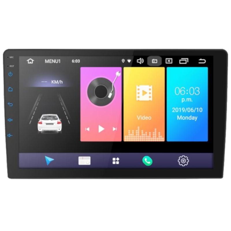 2 DIN 9 Android 9.0 - Autoradio - Bluetooth - Wi-Fi