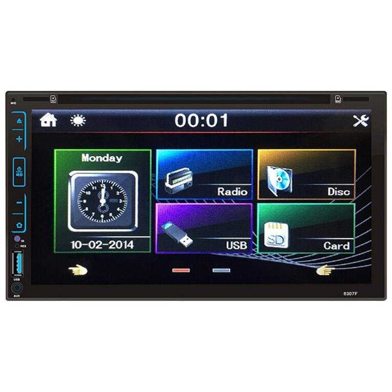 Autoradio Bluetooth à Écran Tactile Double Din avec Télécommande - 7