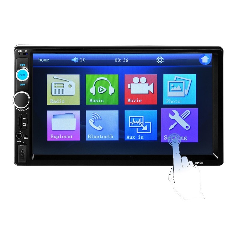 Autoradio 2 DIN 7 SWM 7010B Negro - Ítem3