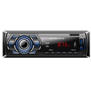 Rádio de Carro Bluetooth RK-522 - MP3 player, porta USB, slot SD, transmissor FM, controle remoto, AUX 3,5 mm