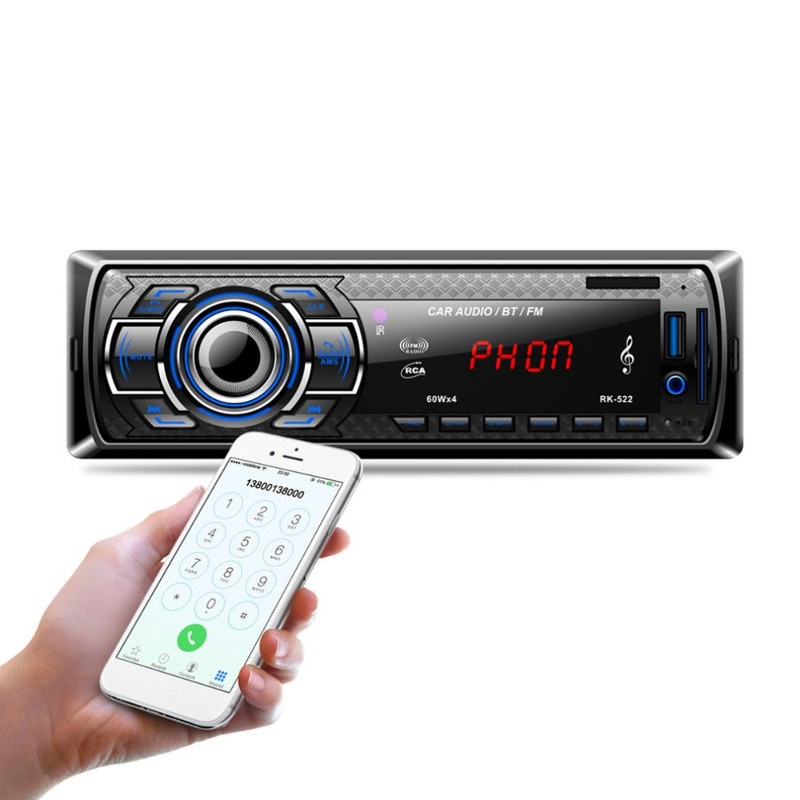 Autoradio Bluetooth RK-522 - Reproductor MP3, Puerto USB, Ranura SD, Emisora FM, Mando a distancia, AUX 3.5 mm - Ítem2