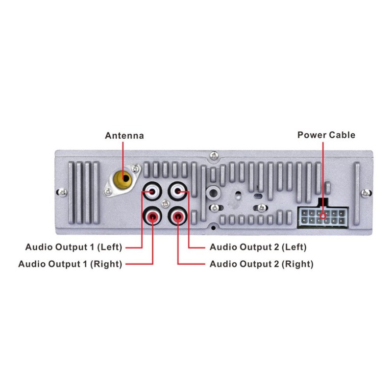 Autoradio Bluetooth RK-522 - Reproductor MP3, Puerto USB, Ranura SD, Emisora FM, Mando a distancia, AUX 3.5 mm - Ítem6