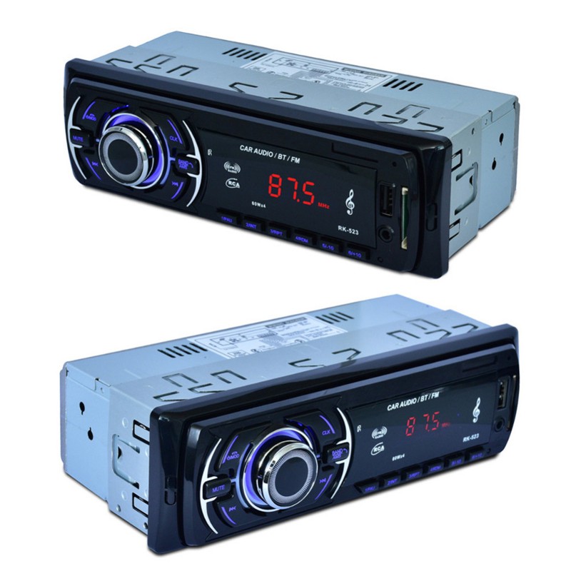 Autoradio Fm Bluetooth Radio para Auto Carro Control Usb Rca Led - Promart