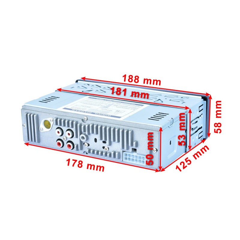Autoradio CDX-D4785BT Bluetooth con Control Remoto RGB - Ítem1