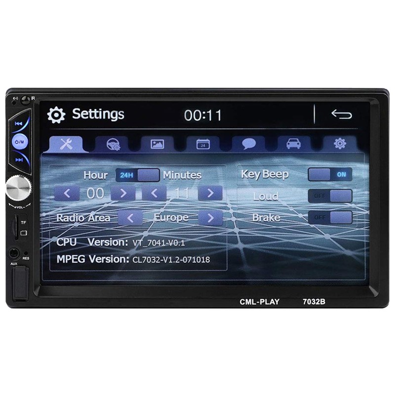 Autoradio 2 DIN CL-7032B 7 Bluetooth / Mirror Link / USB / Micro SD / AUX - Ítem3