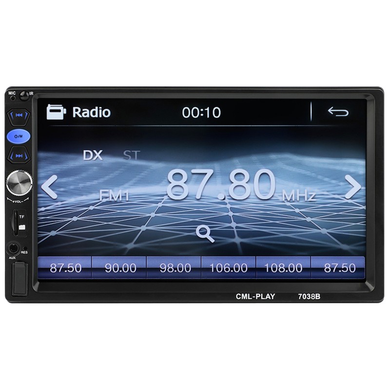 Autoradio 2 DIN CL-7038B 7 Bluetooth / Mirror Link / USB / Micro SD / AUX - Ítem1