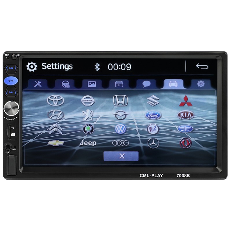 Autoradio 2 DIN CL-7038B 7 Bluetooth / Mirror Link / USB / Micro SD / AUX - Ítem2