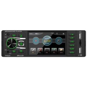 Autoradio DIN 1 P4020 IPS 3.8 Couleur | Bluetooth | USB | SD | AUX