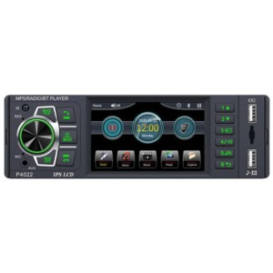 Auto-rádio DIN 1 P4022 IPS 3.8 Cor | Bluetooth | USB | SD | AUX