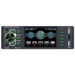 Autoradio DIN 1 P4022 IPS 3.8 Couleur | Bluetooth | USB | SD | AUX