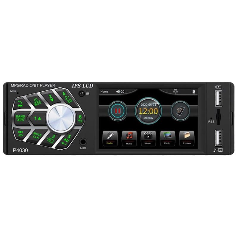 Auto-rádio DIN 1 P4030 IPS 3.8 color | Bluetooth | USB | SD | AUX