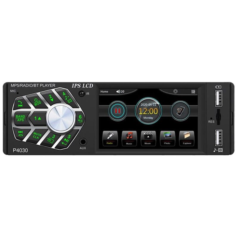 Autoradio DIN 1 P4030 IPS 3,8 a color | Bluetooth | USB | SD | AUX - Ítem