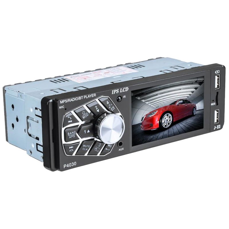 Autoradio DIN 1 P4030 IPS 3,8 a color | Bluetooth | USB | SD | AUX - Ítem1