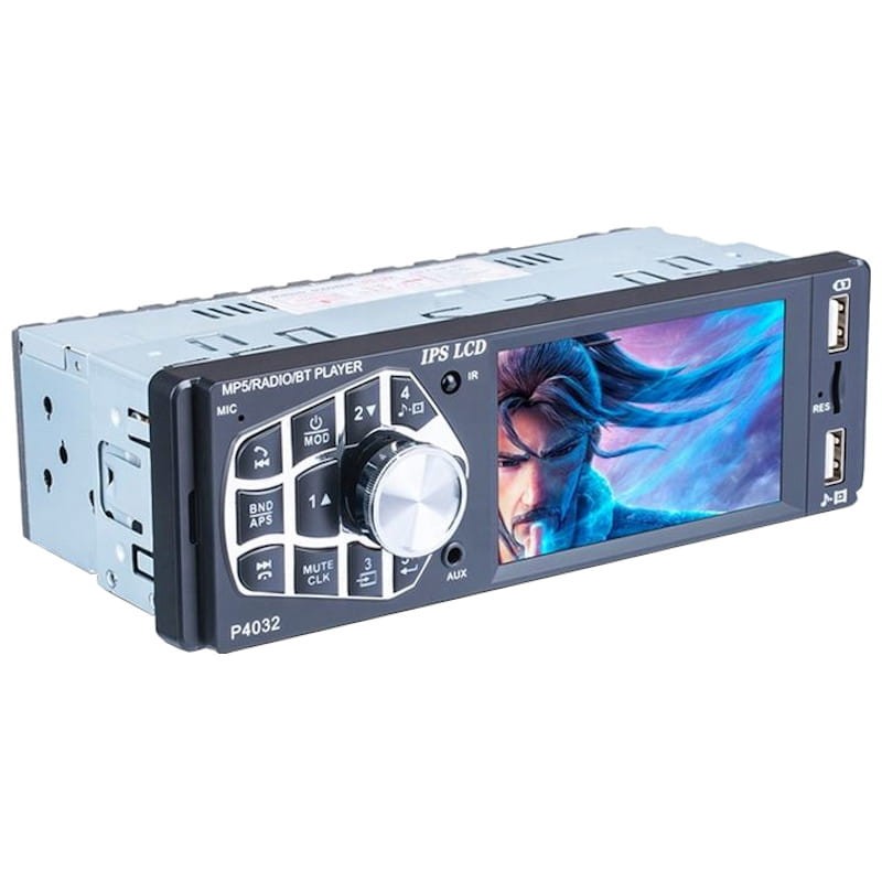 Autoradio DIN 1 P4032 IPS 3,8 a color | Bluetooth | USB | SD | AUX - Ítem1