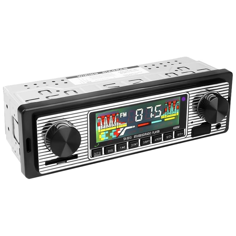 Autoradio Estilo Clássico SX-5513 Bluetooth USB MP3 AUX - Item2