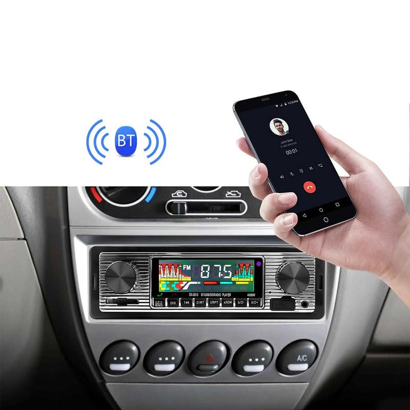 Autoradio Estilo Clásico SX-5513 Bluetooth USB MP3 AUX - Ítem6