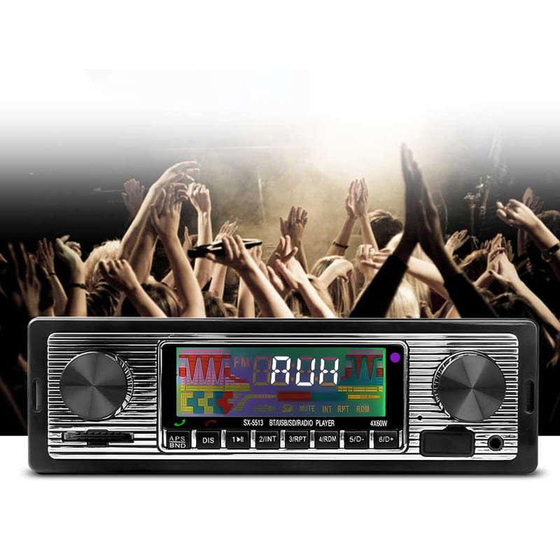 Autoradio Estilo Clásico SX-5513 Bluetooth USB MP3 AUX - Ítem4