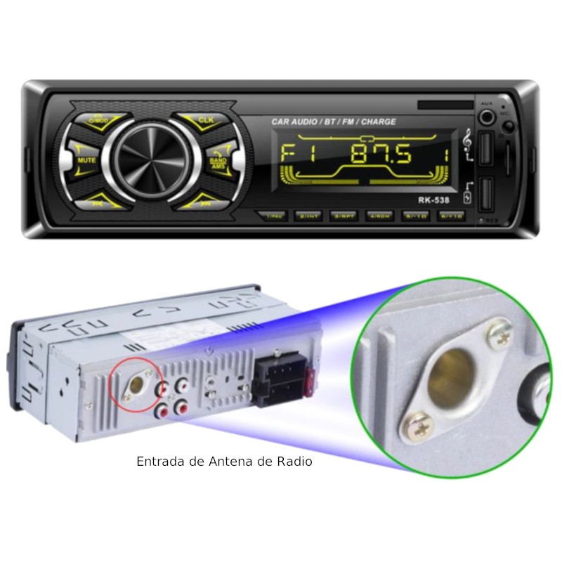 Autoradio RK-538 LCD 7 - Ítem3