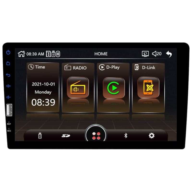 Autoradio RK-7120C 9 Bluetooth USB Carplay FM MP5 - Item1