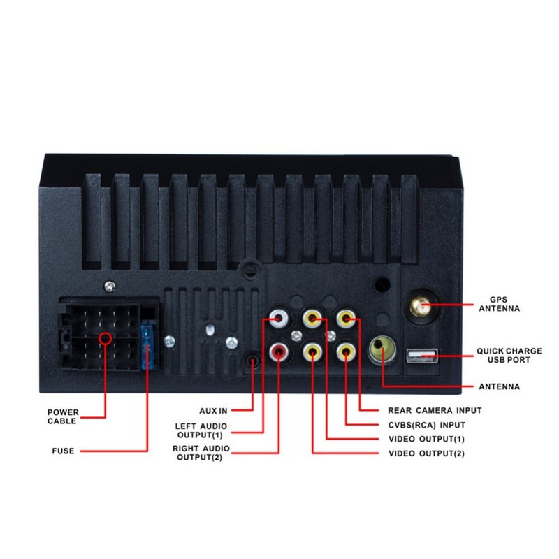 Autoradio 2 DIN RK-7159G Bluetooth/Lien Mirror/USB/Micro SD/Contrôle Remoto - Ítem4