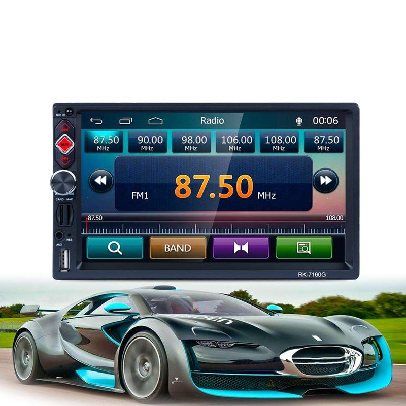 Autoradio 2 DIN RK-7160G Bluetooth/Mirror Link/USB/Micro SD/Télécommande - Ítem5