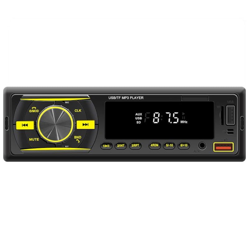 Auto-rádio 1DIN SWM D3106 Bluetooth Preto - Item