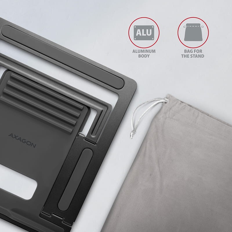 Axagon STND-L Cinzento - Suporte para computador portátil - Item5