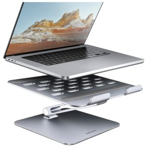 Axagon STND-LQ Gris - Soporte para ordenador portátil