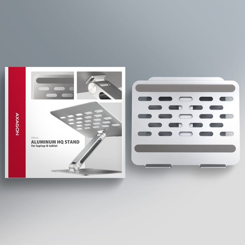 Axagon STND-LQ Gris - Soporte para ordenador portátil - Ítem5