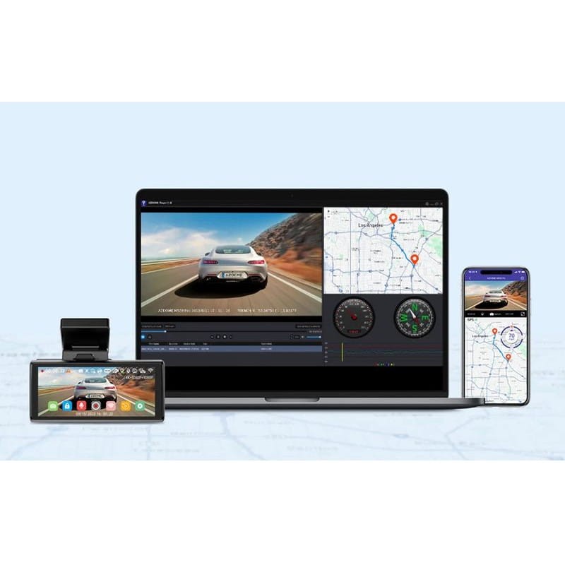 Dash cam 3 Canais AZDOME M580 5K - Ligação 5G, Gravação 24h - Câmara para Carro com Cartão de memória - Item3