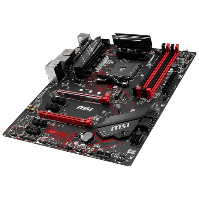 MSI B450 GAMING PLUS MAX AMD Socket AM4 64GB ATX Noir, Rouge - Carte mère - Ítem3