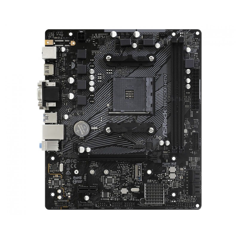 Asrock B550M-HDV AMD Socket AM4 64GB Micro ATX Black - Carte mère - Ítem1