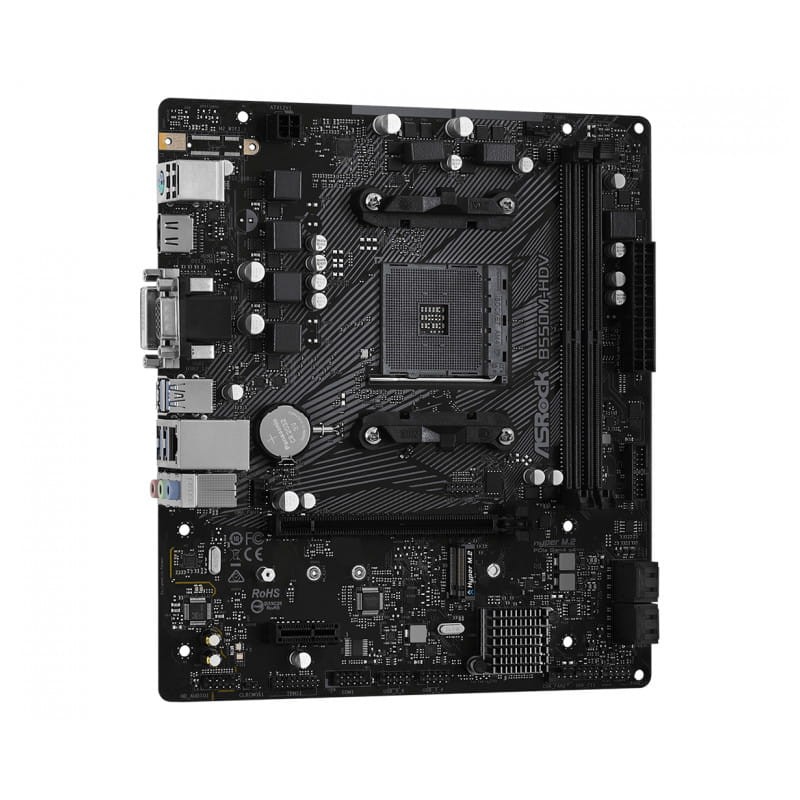 Asrock B550M-HDV AMD Socket AM4 64GB Micro ATX Black - Carte mère - Ítem2
