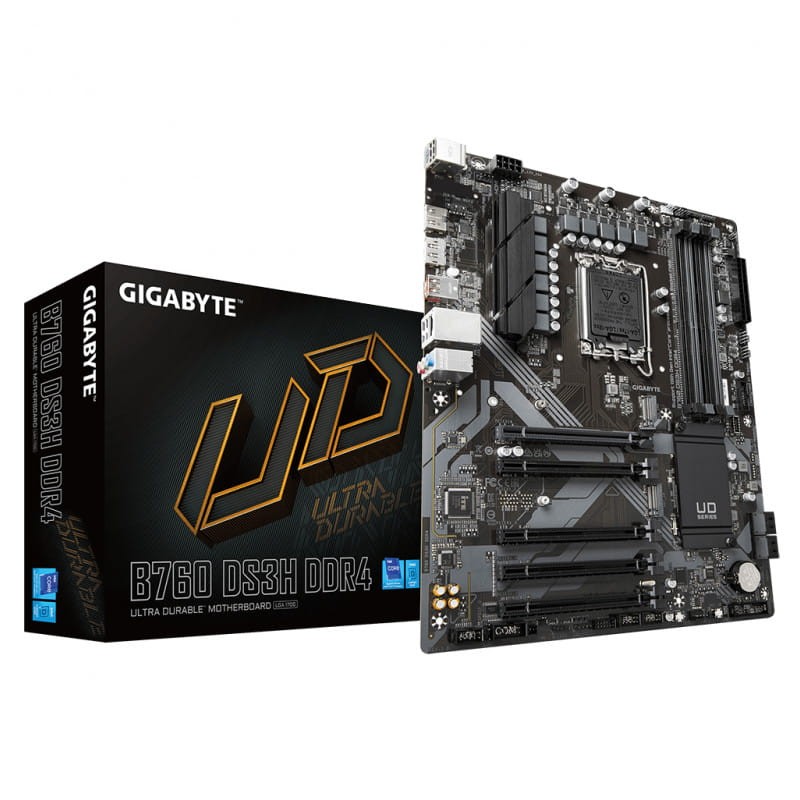 Gigabyte B760 DS3H DDR4 Express LGA 1700 ATX USB Type A et USB Type C - Carte mère - Ítem