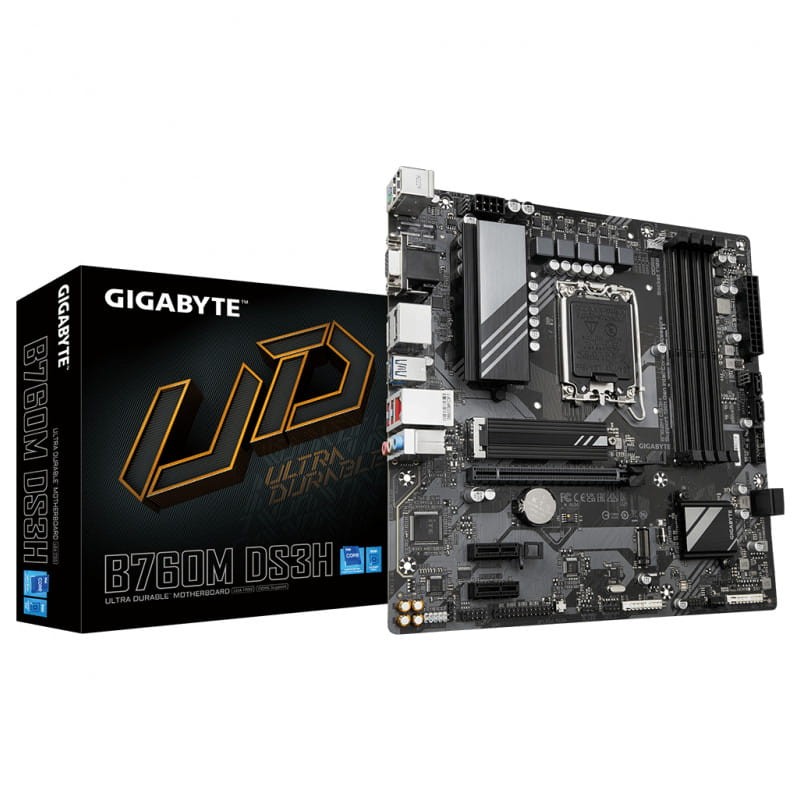 Gigabyte B760M DS3H LGA 1700 micro ATX USB tipo A y USB Tipo C – Placa Base - Ítem