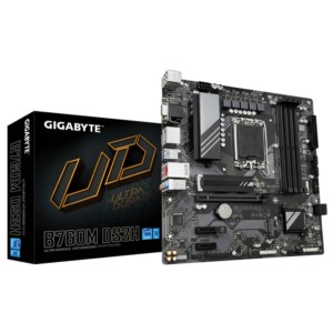 Gigabyte B760M DS3H LGA 1700 micro ATX USB Type A et USB Type C - Carte mère