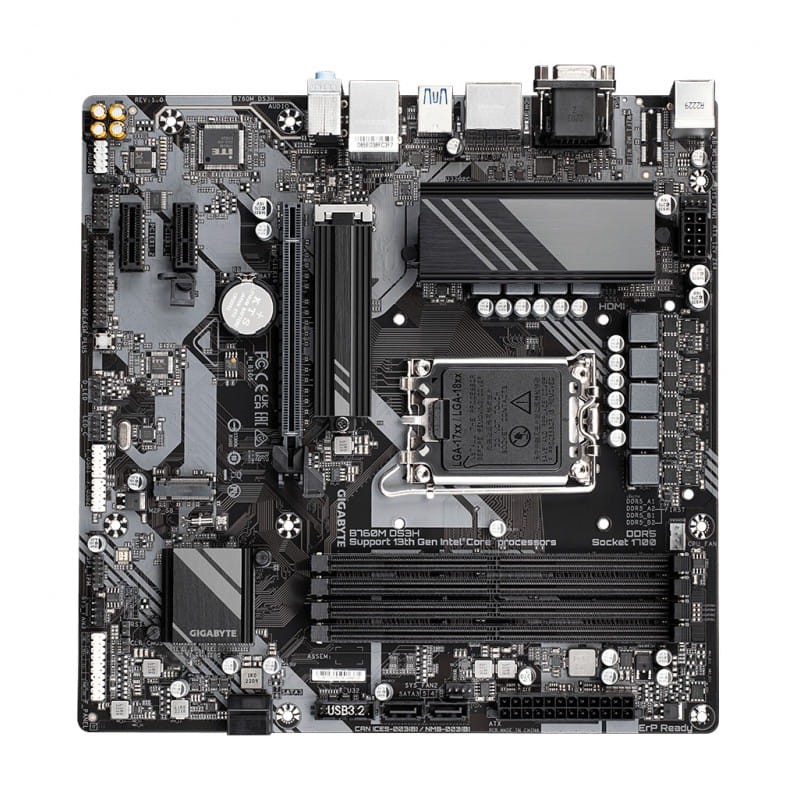 Gigabyte B760M DS3H LGA 1700 micro ATX USB tipo A y USB Tipo C – Placa Base - Ítem2