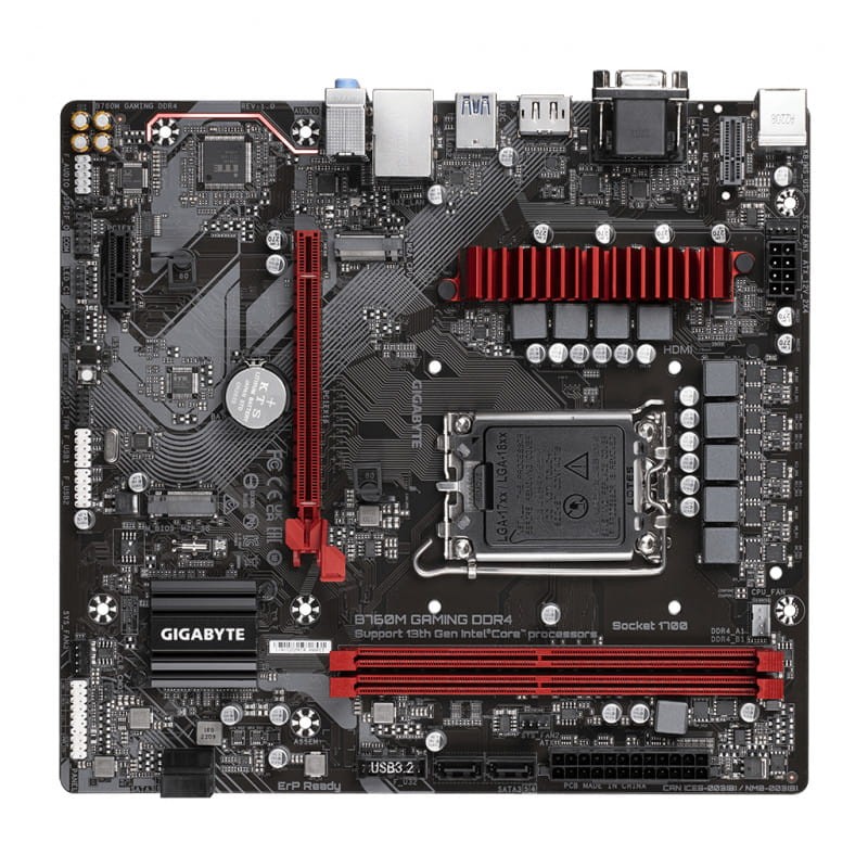 Gigabyte B760M GAMING DDR4 LGA 1700 micro ATX USB Type A et USB Type C - Carte mère - Ítem4