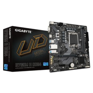 Gigabyte B760M H DDR4 (rev. 1.0) LGA 1700 micro ATX Gigabit Ethernet - Placa-mãe