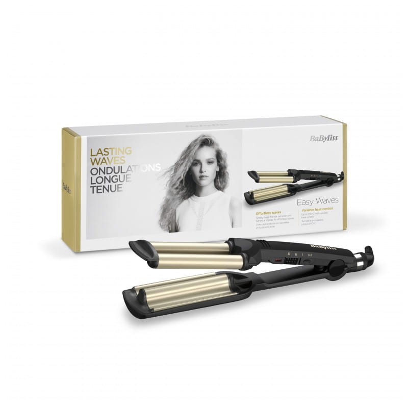 BaByliss EasyWaves Negro, Plata - Plancha de ondas - Ítem4