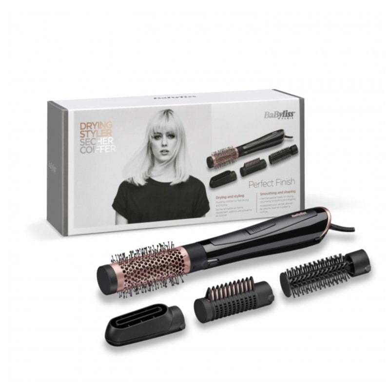 Brosse à air chaud BaByliss Perfect Finish 1000W Noir - Ítem7