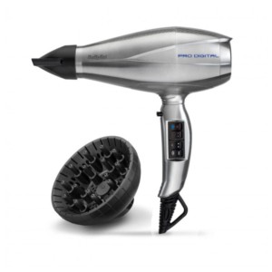 Sèche-cheveux BaByliss Pro Digital 2200W Gris