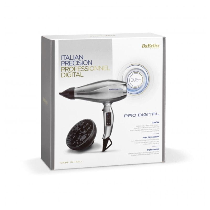 Sèche-cheveux BaByliss Pro Digital 2200W Gris - Ítem5