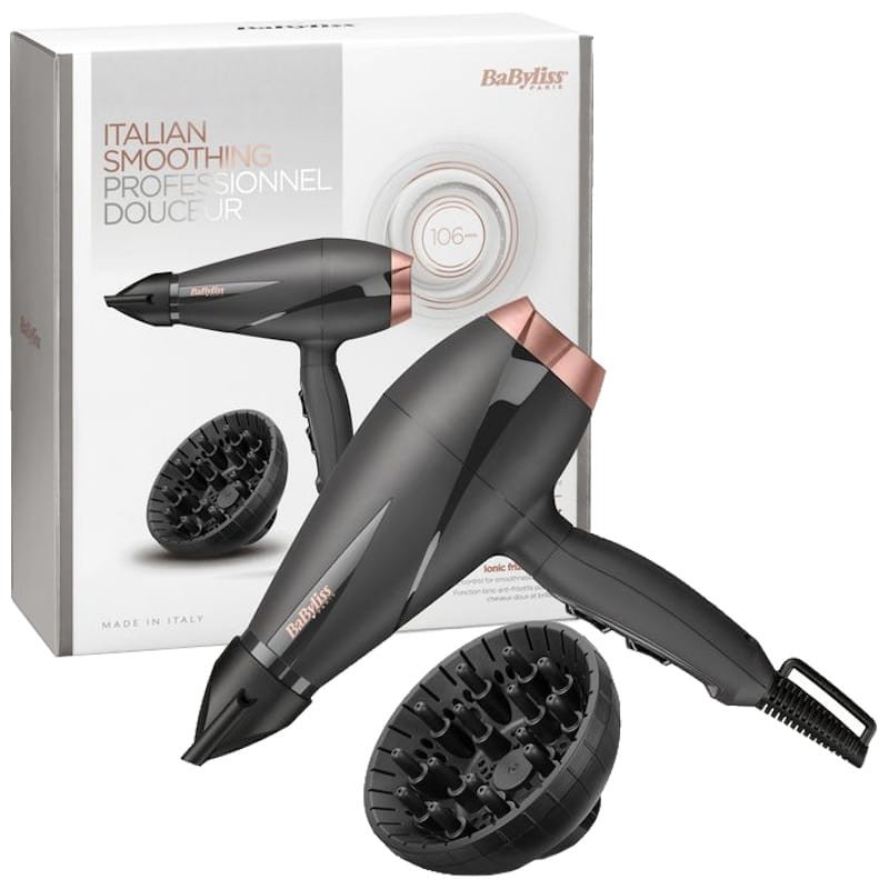 BaByliss Smooth Pro 2100 Secador Profesional Negro/Oro rosa - Ítem5