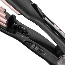 BaByliss The Crimper Plancha de pelo  Negro/Rosa 10 ajustes de temperatura