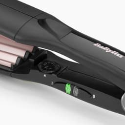 BaByliss The Crimper Plancha de pelo  Negro/Rosa Luz indicadora