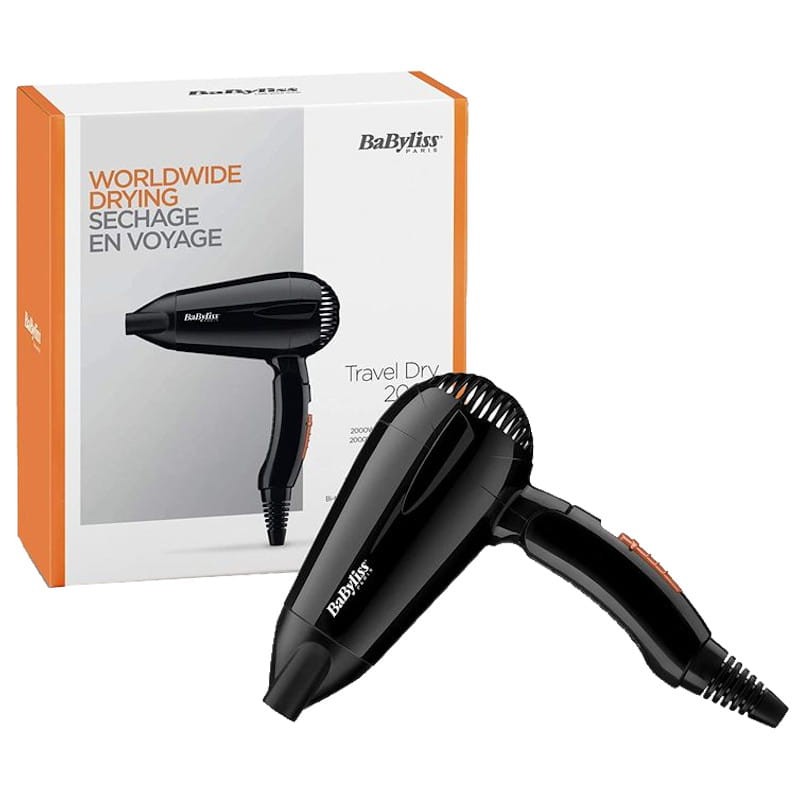 BaByliss Travel Dry 2000 Sèche-cheveux Noir - Ítem4