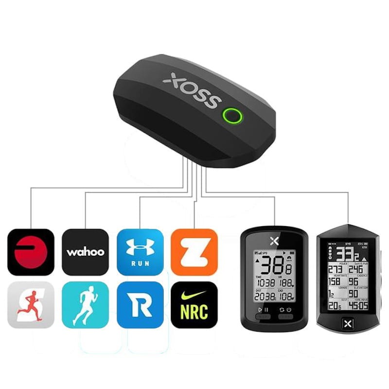 Banda de frequência cardíaca XOSS ANT + / Bluetooth 4.0 - Item2